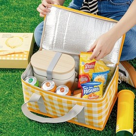 Resim 1 Büyük Yalıtımlı Piknik Tote Çantası - Çok Amaçlı Açık Hava Seyahat ve Kamp Depolama Sepeti, Piknikler, Kamp, Partiler, Festivaller İçin Mükemmel - Açık Hava Tutkunları İçin Mükemmel Hediye, Gıda Teması Olmayan 