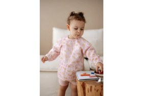 Resim Oh la la Koala For Little Ones Kruvasan Uzun Kollu Sıvı Geçirmez Aktivite Önlük (6-36 Ay) 