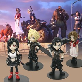 Resim Fantazi Dörtlü Anime Heykel Koleksiyonu - Sarışın Savaşçı, Silahşör, Kırmızı Savaşçı ve Zarif Kadın ile Dinamik Aksiyon Pozları, Detaylı PVC Figür, Anime Hayranları için Dekor veya Noel Hediyesi, Stilize Karakterler, Dayanıklı Koleksiyonluk Figürler 