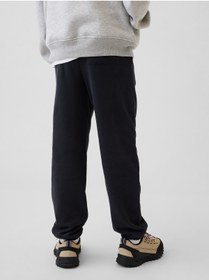 Resim GAP Erkek Çocuk Siyah VintageSoft Terry Sport Logo Jogger Eşofman Altı 