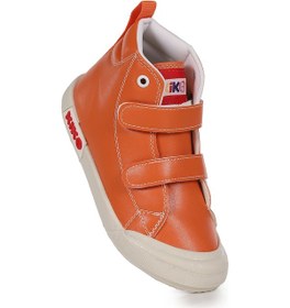 Resim Kiko Kids Garf Günlük Cırtlı Erkek Bebek Bot Ayakkabı Turuncu Turuncu 