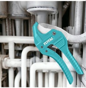 Resim Total Pprc Profesyonel Plastik Tesisat Borusu Boru Kesme Makası 3-42 Mm Çelik Tht534216 