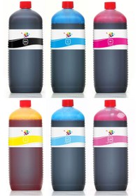 Resim Qc Epson Stylus Photo R290 Yazıcı Uyumlu Kartuş Mürekkebi 1000ml Pro Set 6 Renk 