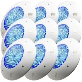 Resim 32 Watt Smd Led Mavi Sıva Üstü Havuz Lambası 9 Adet 