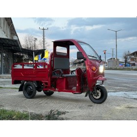 Resim Volta VT5 2024 Elektrikli Damperli 3 Teker Kasalı Yük Taşıma Kırmızı 