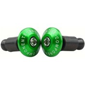 Resim Hightower 2 Adet Cnc 7/8'' 22mm Yeşil Motosiklet El Tutacakları Bar End Kapakları Honda Bmw Kawasaki Yamaha Suzuki 