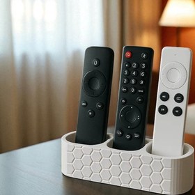 Resim ceatly 3 Bölmeli Modern Kumanda Düzenleyici Stand – Şık ve Pratik Organizer 