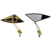 Resim Modifiye Üçgen-yarasa Gold Ayna 8-10 Mm - 1822 