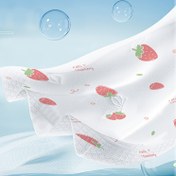 Resim 300 Adet Sevimli Çilek Desenli Yumuşak Mendiller - 4 Katlı Ahşap Hamuru Kağıt, Floresan İçermez, Ev & Partiler İçin Mükemmel, Doğum Günü Kutlamaları & Günlük Temizlik İçin İdeal, Çilek Temalı Ürünler 