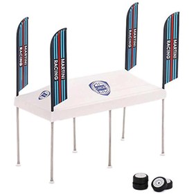 Resim NW NessiWorld NessiWorld GT 1:64 Martini Racing Paddock Servis Çadırı Seti 
