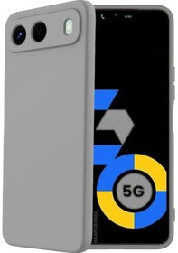 Resim Tecno Spark Go 5g Uyumlu Silikon Kılıf - Pastel Renk Tonu Kamera Korumalı Esnek Kapak - Gri 