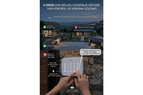 Resim U-Prox Keypad G4 White Kablosuz Dokunmatik Tuş Takımı 