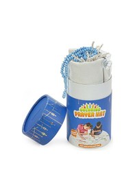 Resim İngilizce Boyamalı Yıkanabilir Eğitici Dini Oyuncak Çocuk Seccade Seti Mavi 