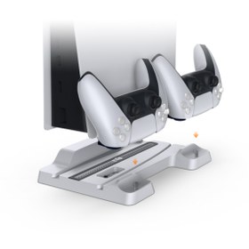 Resim Dobe Ps5 Multifunctional Cooling Stand Ps5 Çok Fonksiyonlu Fanlı Şarj Istasyonlu Stand 