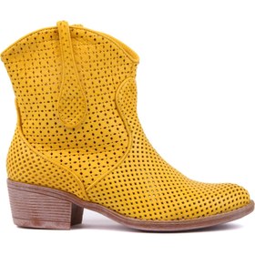 Resim Sail Lakers Hakiki Deri Sarı Kadın Bot 105-2596-VENUS R40 TAXI SCOTCH 