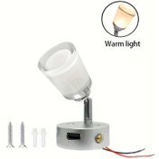 Resim Boatshop1 Myrc 3w Gumus Dokunmatik Kontrollu Led Okuma Lambasi 3 Renk Ayarlanabilir Usb Guclu 1 Adet 