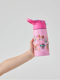 Resim SMIGGLE Paw Patrol Lisanslı Çift Katmanlı Paslanmaz Çelik Çocuk Suluk – Kapaklı, 400 ml 