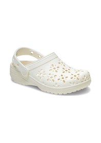 Resim Crocs Classic Floral Cut Out Clog K Çocuk Terliği 210943-0wv Krem Krem 