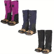 Resim 1 Çift Ayarlanabilir Bacak Koruyucu Kapakları - Kayak, Snowboard ve Dış Mekan Sporları için Dayanıklı Polyester Koruyucu Kolluklar, Siyah Kırmızı Detaylarla, Erkekler ve Kadınlar için Uygun, Kayak Aksesuarları, Şık Tasarım, Güvenli Uygun Tasarım 