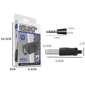 Resim Xindoker Ps5, Ps4, Pc İçin Bluetooth 5.0 Ses Vericisi, Hızlı Ve Kararlı Bağlantı, Taşınabilir Tasarım Siyah Siyah 
