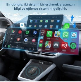 Resim Monozone Carlinkit Multimedya Carplay Dönüştürücü Carplay&android 