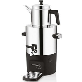 Resim A841-01 Çayşef 2000 W Paslanmaz Çelik Semaver - Parlak Inox 