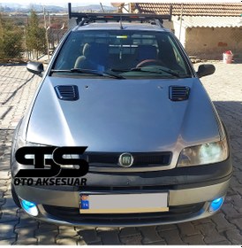 Resim Fiat Palio Uyumlu Piano Black Kaput Üstü Havalandırma Izgarası (01) (Sts Oto Aksesuar) 