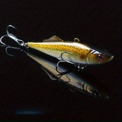 Resim 1 adet Premium VIB Minnow Balıkçılık Yemi - Gerçekçi Balık Tasarımı ile Uzun Atış Sert Yem, Karışık Renkler, Tatlısu ve Tuzlu Su Balıkçılığı için Üçlü Kanca, Balıkçılık Yemi 