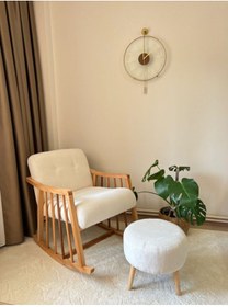 Resim mikey Altay ahşap berjer 