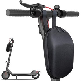 Resim Elektrikli Scooter Bisiklet Çantası Ön Asma Gidon Çanta Su Geçirmez 