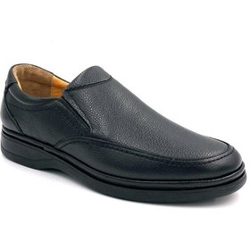 Resim Beyaz Showmen İçi Dışı Hakiki Deri Poli Hafif Taban İçi Jelli Günlük Erkek Ayakkabı Siyah Siyah 