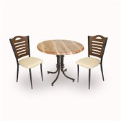 Resim Beymobilya Buket Werzalit Yuvarlak Esb-Merdiven Fiskos Seti 