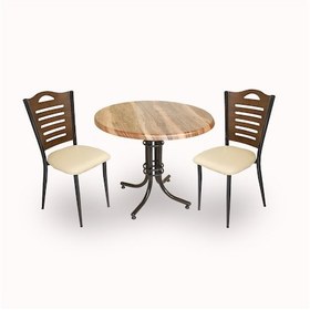 Resim Beymobilya Buket Werzalit Yuvarlak Esb-Merdiven Fiskos Seti 