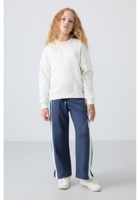 Resim Oversize 3lü Paket Sarı-ekru-su Yeşili Kız Çocuk Sweatshirt - 75150 Sarı 
