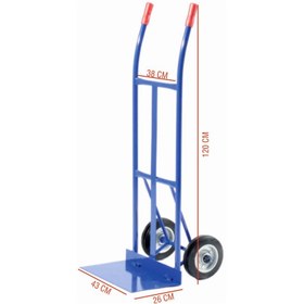 Resim Küçük Boy Koli Taşıma Arabası 100kg 