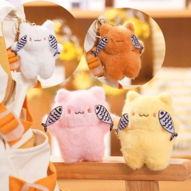 Resim Baijiafu2 Yeni Küçük Peluş Kolye Okul Çantası Çekicilik Anahtarlık Yeni Butik Kapma Makinesi Klip Bebek Makine Bebekleri (Yurt Dışından) 