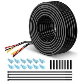 Resim Pazly 20aw 3 Çekirdekli 393.7 Pvc 12-24v Dc Yüksek Isı Dayanıklı Motorlu Araç Aydınlatma Kablo 