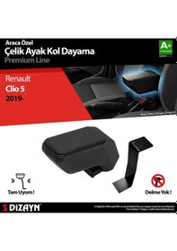 Resim Renault Clio 5 Kol Dayama Kolçak Çelik Ayaklı Abs Siyah 2019 Üzeri A+kalite 
