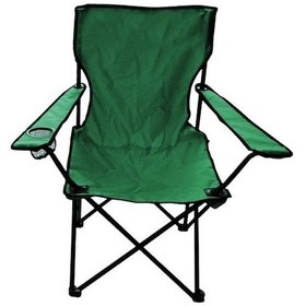 Resim Yeşil Katlanabilir Katlanır Kamp Sandalyesi Çantalı Yeşil 