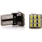 Resim T10 Led Ampul 9 Çipli Beyaz 12 Volt 