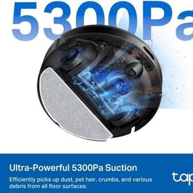 Resim Tapo RV20 Max, 5300Pa Emiş Gücü, 83mm İnce Tasarım, MagSlim LİDAR Navigasyon, Tapo IQ, Halıyı Islatmaz, Yüksek Vakum Güçlü Robot Süpürge ve Paspas 