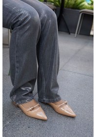 Resim Monti Sivri Burunlu Toka Detaylı Babet Ten Rugan 