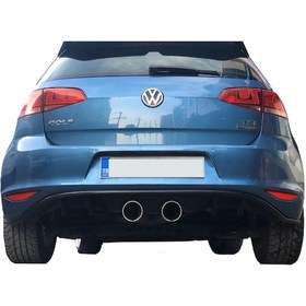 Resim Snipertuning Volkswagen Golf 7 Arka Difüzör Astarlı 