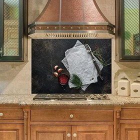 Resim Teknocan Mutfak Duvar Tezgah Arası Ocak Arkası Kaplama Pişirme Kağıdı 