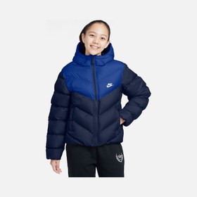 Resim Nike Nsw Tf Adp Puffer Colorblock Çocuk Kapüşonlu Mont 