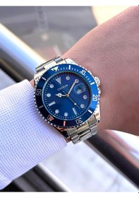 Resim Coliseum Çelik Kordon Takvimli Kadran Kutulu Seri Erkek Kol Saati Ft.aas.ı016 