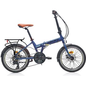Resim Carraro Flexı 121d Katlanır Bisiklet 350h Md 20 Jant 21 Vites Mat Navy-mavi-siyah-kahve 