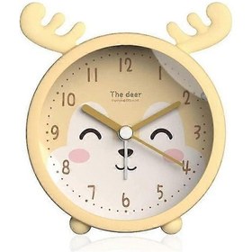 Resim Çocuk Kız Erkek Çocuk Alarm Saati Analog Tik Tak Sesi Olmayan Yüksek Sesli Alarm Saati Diğer 