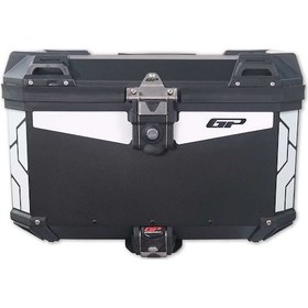 Resim Gp Kompozit Universal 45 Lt Alüminyum Motosiklet Çantası Siyah Çok Renkli 