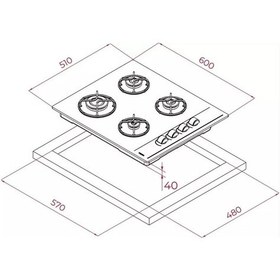 Resim Teka HAK 625 ST - GBC 64002 KBC ST - ATV 60 PRO ST Chef 4 Gri Ankastre Set 